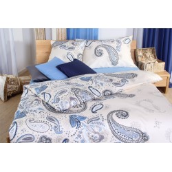 Bettwäsche Emotion Paisley blau