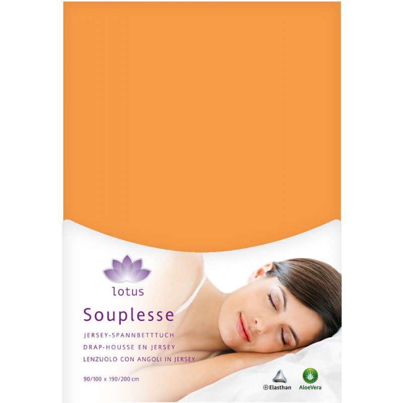 Fixleintuch Souplesse orange