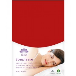 Fixleintuch Souplesse rot